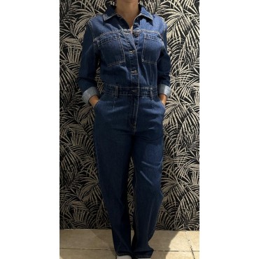 Combi pantalon en jean NEUF - Taille 38