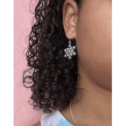 Boucle d'oreille étoile fantaisie