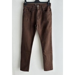 Jean marron extensible HB